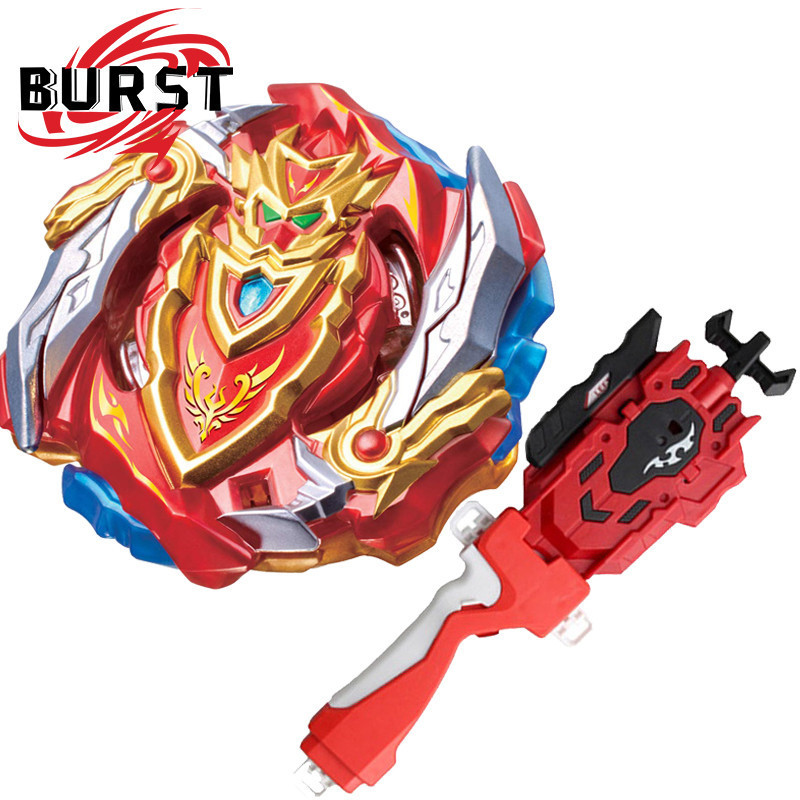 Bey Burst Gyro B-129 Cho-Z Aquiles Metal Gyro with B-88 Launcher Grip Set Metal Spinning Tos Toys for Kids