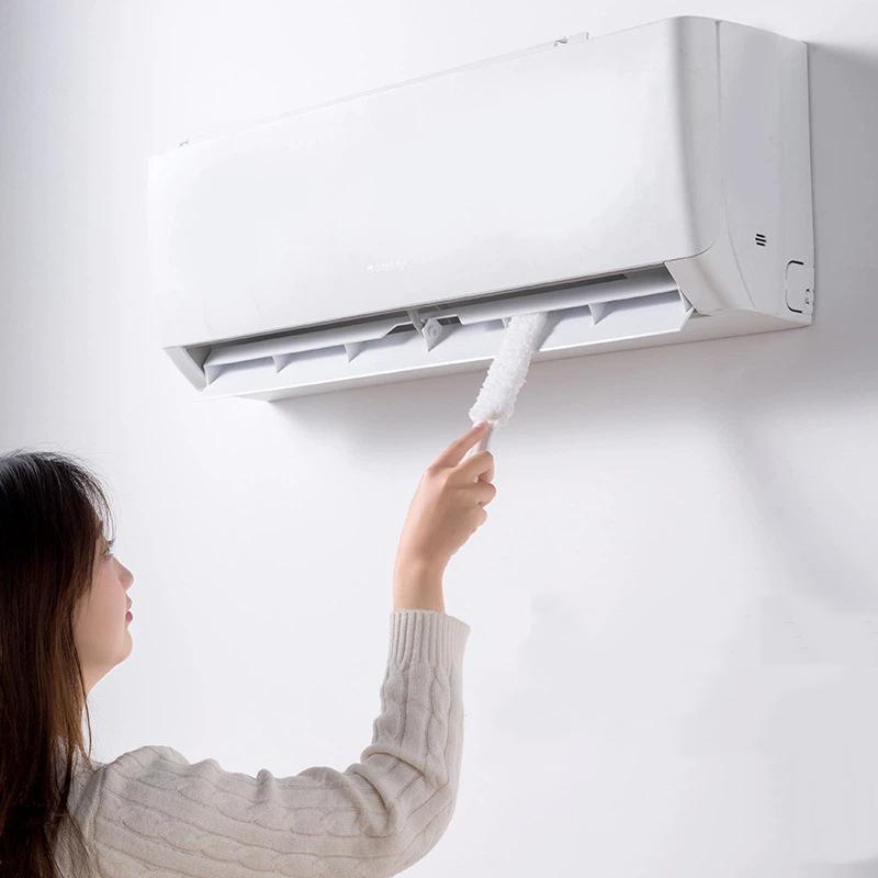 Escova De Limpeza De Lacunas De Ar Condicionado , Espanador Cego Lavável Para Casa