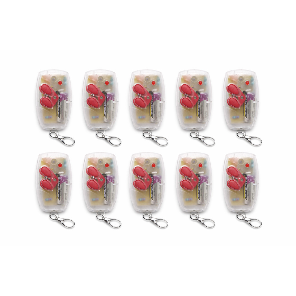 KIT COM 10 CONTROLES P/ PORTAO 433MHZ PREMIUM CRISTAL CRONN