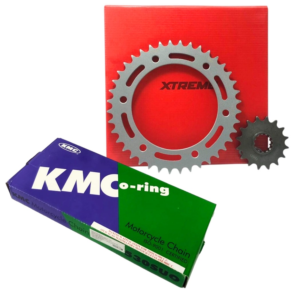 Kit Relação Cbr1000 Rr Fireblade 04 05 Vaz + Kmc C/ Retentor