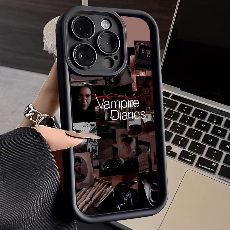 Capinha de celular anti impacto De Diários de um vampiro para iPhone x xr xs max 11 12 13 16 14 pro max 12 15 Plus capa em Oferta na Shopee