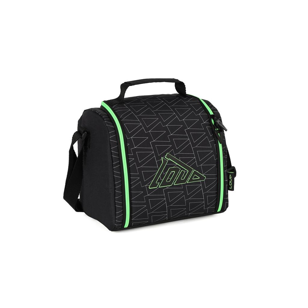 Lancheira Escolar Juvenil Média Transversal Loud Green