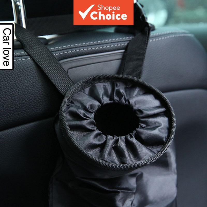 Lata De Lixo Do Carro À Prova De Vazamento Saco Assento Traseiro Pendurado Organizador De Armazenamento Bin