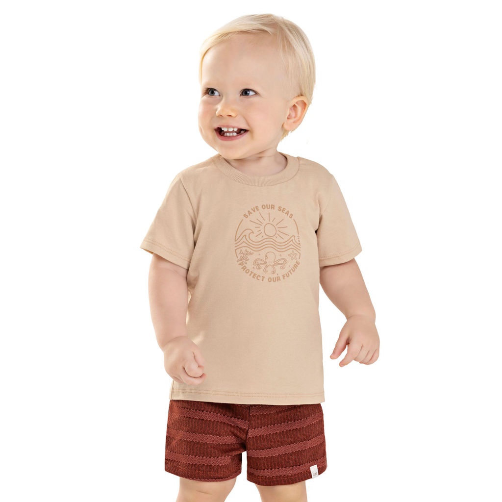 Conjunto Bebê Menino Oceano Colorittá Bege em Oferta na Shopee