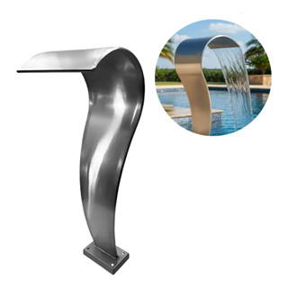 Cascata de Piscina Carv Inox Aço Inox Modelo Naja 75x23cm em Oferta na Shopee