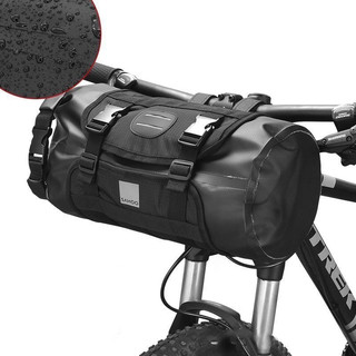 Bolsa de Ciclismo para Bicicleta, Bolsa para Tubo Frontal Impermeável, Cesta para Guidão de Bicicleta, Bolsa Frontal par