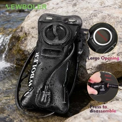 Newboler 1.5L 2L 3L Bexiga De Água Sem BPA PEVA Hidratação Para Corrida Bolsa Portátil , Caminhada , Ciclismo , Colete ,