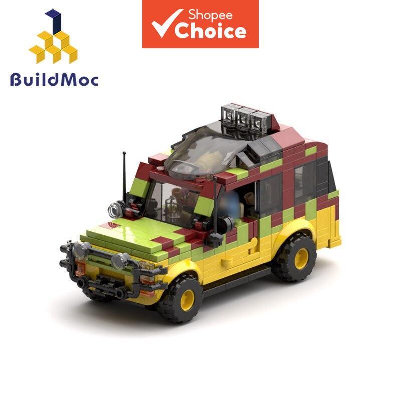 Park World Camper Touring Auto Explorer Soldado Blocos De Construção Willis Anti-Aircraft Brinquedos Presente