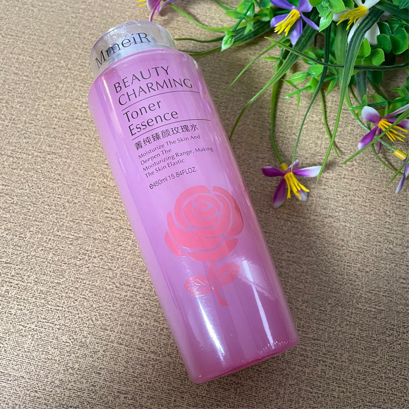 Famosa beleza em pó água pura beleza rosa água 450ml hidratante hidratante brilho verão grande garrafa máscara Toner