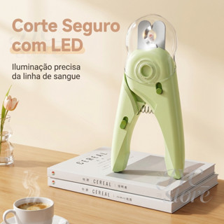 Cortadore de unhas, alicates e limas para cães e gatos com luz LED  3 em 1 em Oferta na Shopee