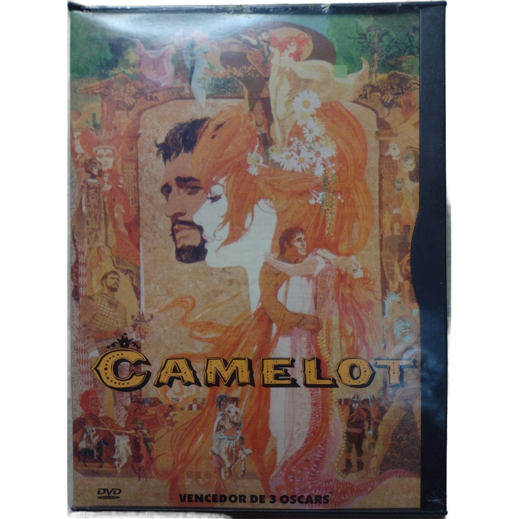DVD Filme Camelot Snapcase Lacrado Richard Harris Vanessa Redgrave