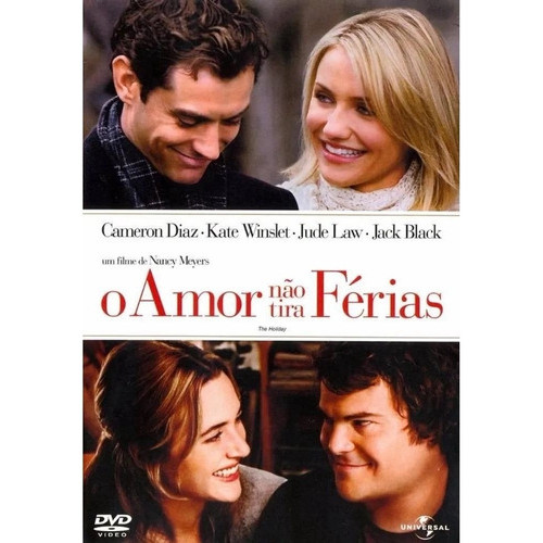 DVD Filme - O Amor Não Tira Férias - Cameron Dias --- Novo Lacrado