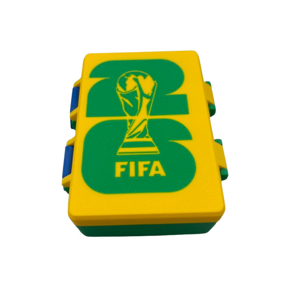 Porta Figurinhas Case Organizador Duplo Copa Do Mundo 2026