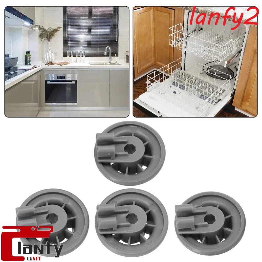 Roda De Rack De Louça LANFY , Rolo De Máquina De Lavar De Plástico Durável , Pneus Cinza Substituíveis Convenientes