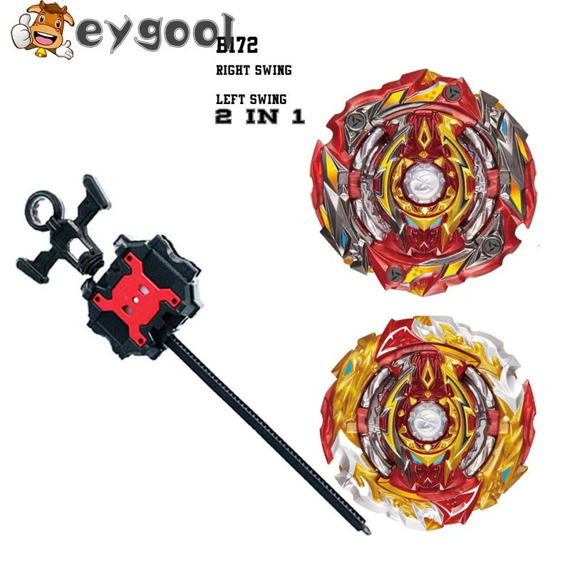 B172 World Spriggan.U'2b Piões Burst Superking Booster B-172 (2 Lado) Lançoador Comin Ripcord