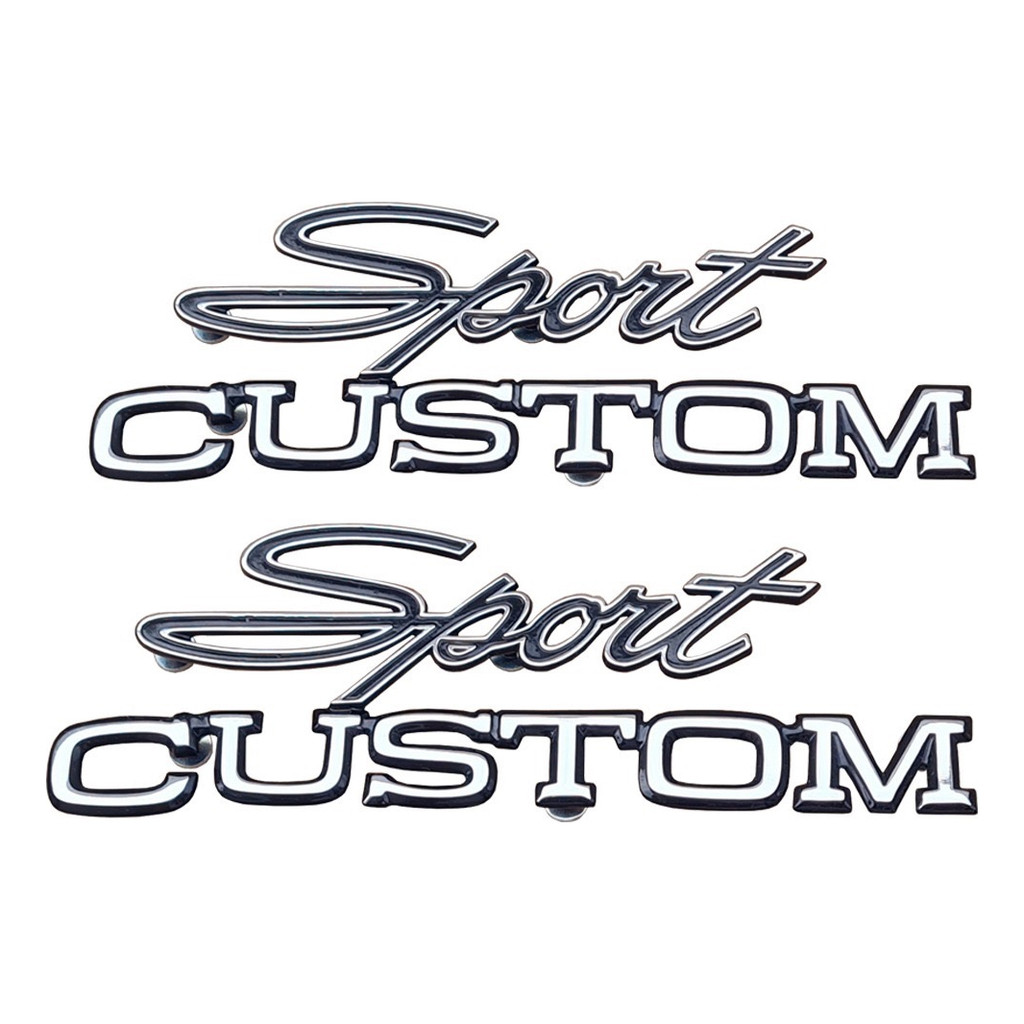 Ford, Emblema Sport Custom F100 F350 F600 F1000 ( Par)