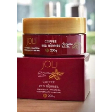 Manteiga Corporal Joli Café e Frutas Vermelhas (Coffee & Red Berries) 200ml