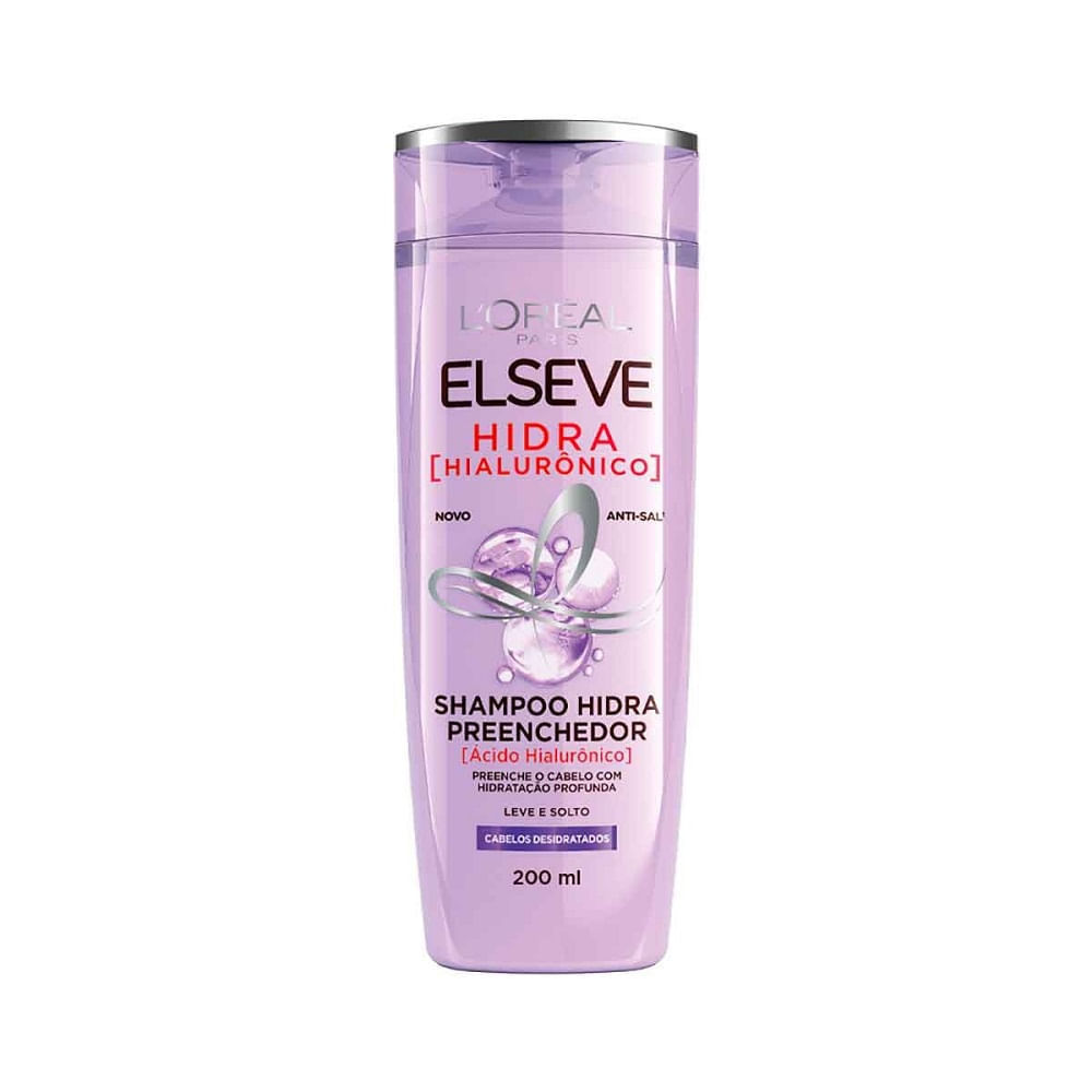 Shampoo Elseve Hidra Hialurônico 200ml em Oferta na Shopee