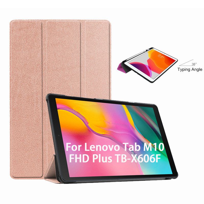 Adequado para Lenovo tablet capa protetora Tab M10 FHD Plus TB-X606F tablet capa de couro 30% de desconto