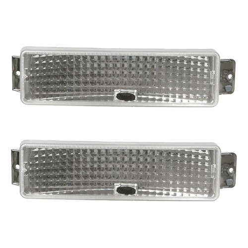 2 Lanterna Dianteira Seta Pisca Cristal Lisa Ford Cargo 815