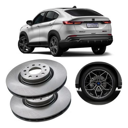 Discos De Freio Dianteiro Original Fiat Fastback 2023 A 2025 [52174411]