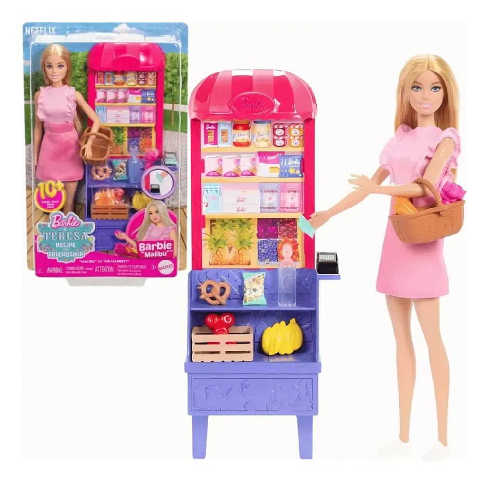 Boneca Barbie Receita Amizade De Teresa Supermercado - Mattel