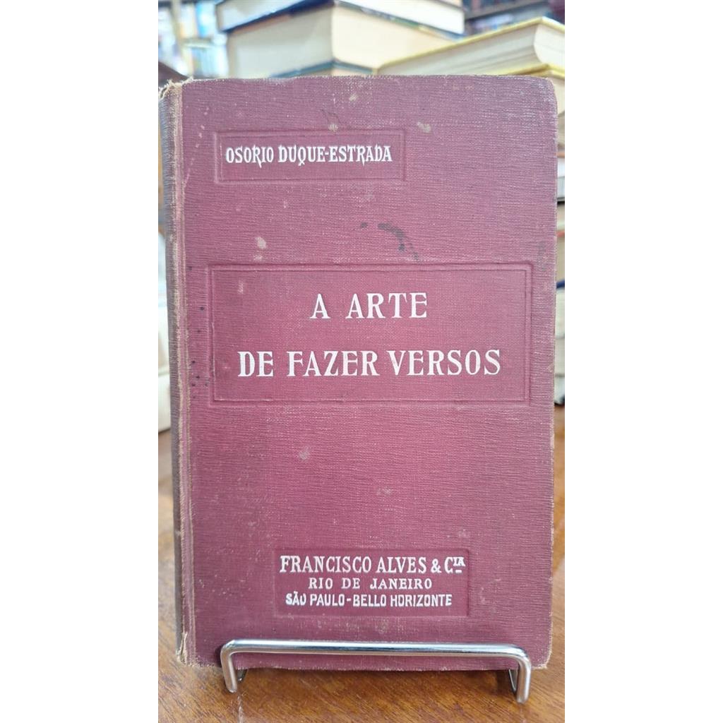 A Arte de Fazer Versos autor Osorio Duque-Estrada