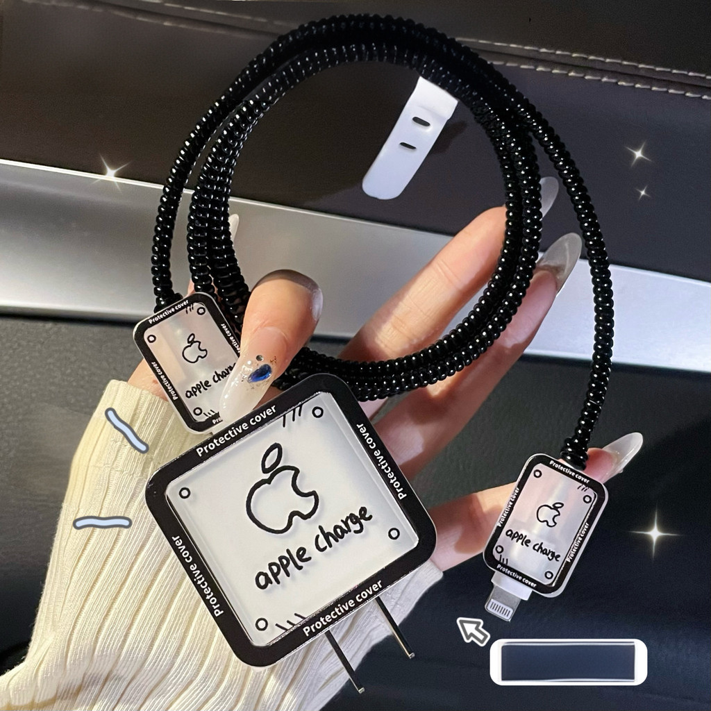 Capa protetora de cabo de dados Apple 20W adequada para cabo de dados Apple 17/16/15/14 anti-quebra e anti-enrolamento