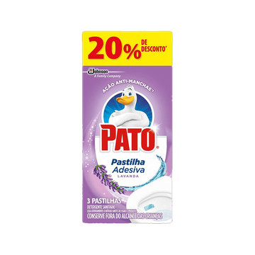 Pato Lavanda Pastilha Adesiva Sanitária