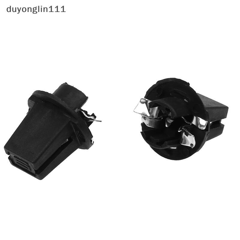 (duyonglin111) 10 Pcs T5 B8.5D Twist Lock Plug and Play Soquetes De Suporte De Lâmpada Para Velocímetro Instrumento Medi