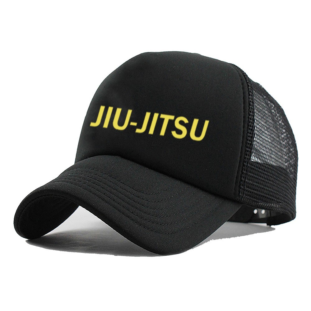 Boné  Aba Curva Jiu-Jitsu Artes Marciais Esportivo Feminino Masculino Snapback Trucker GN