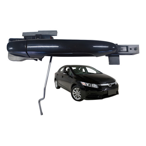 Macaneta Dianteira Direita Honda Civic 2012 2016 Preto Dianteira