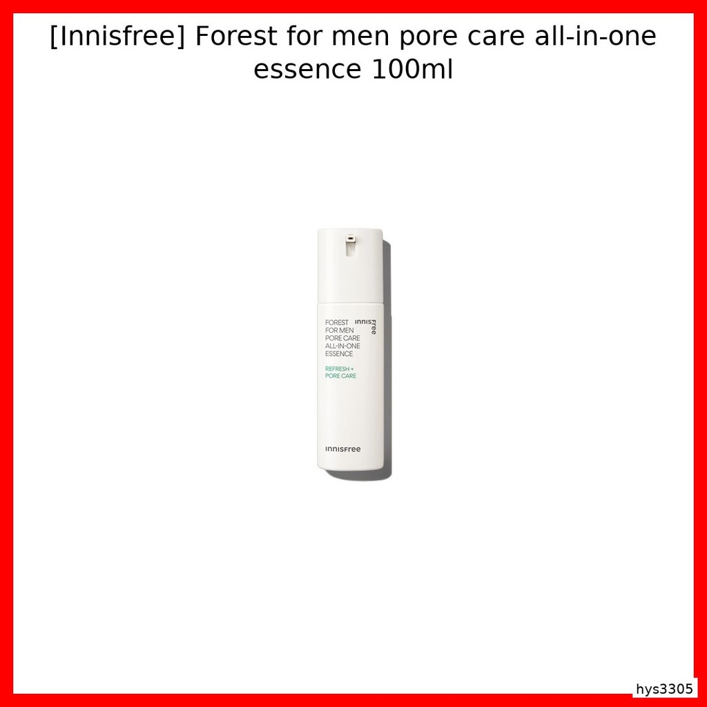 [Innisfree] Forest for men Essência Multifuncional Para Cuidados Com Os Poros 100ml/, Hidratação Por hys3305