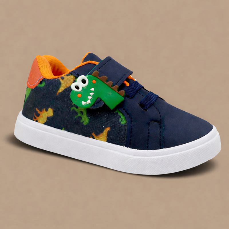 Tenis de Menino Infantil Personagem Azul Dinossauro Sapato Escolar Leve em Oferta na Shopee