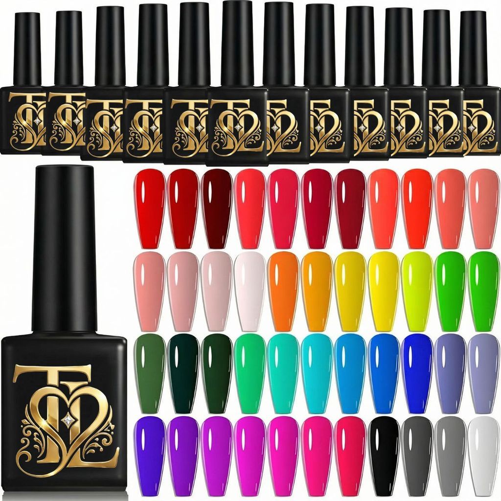 Kit 12 ou 6 ou 3 Esmalte De Unhas Em Gel KS Profissional Shellac Color Polish 10ml Unha Acrigel