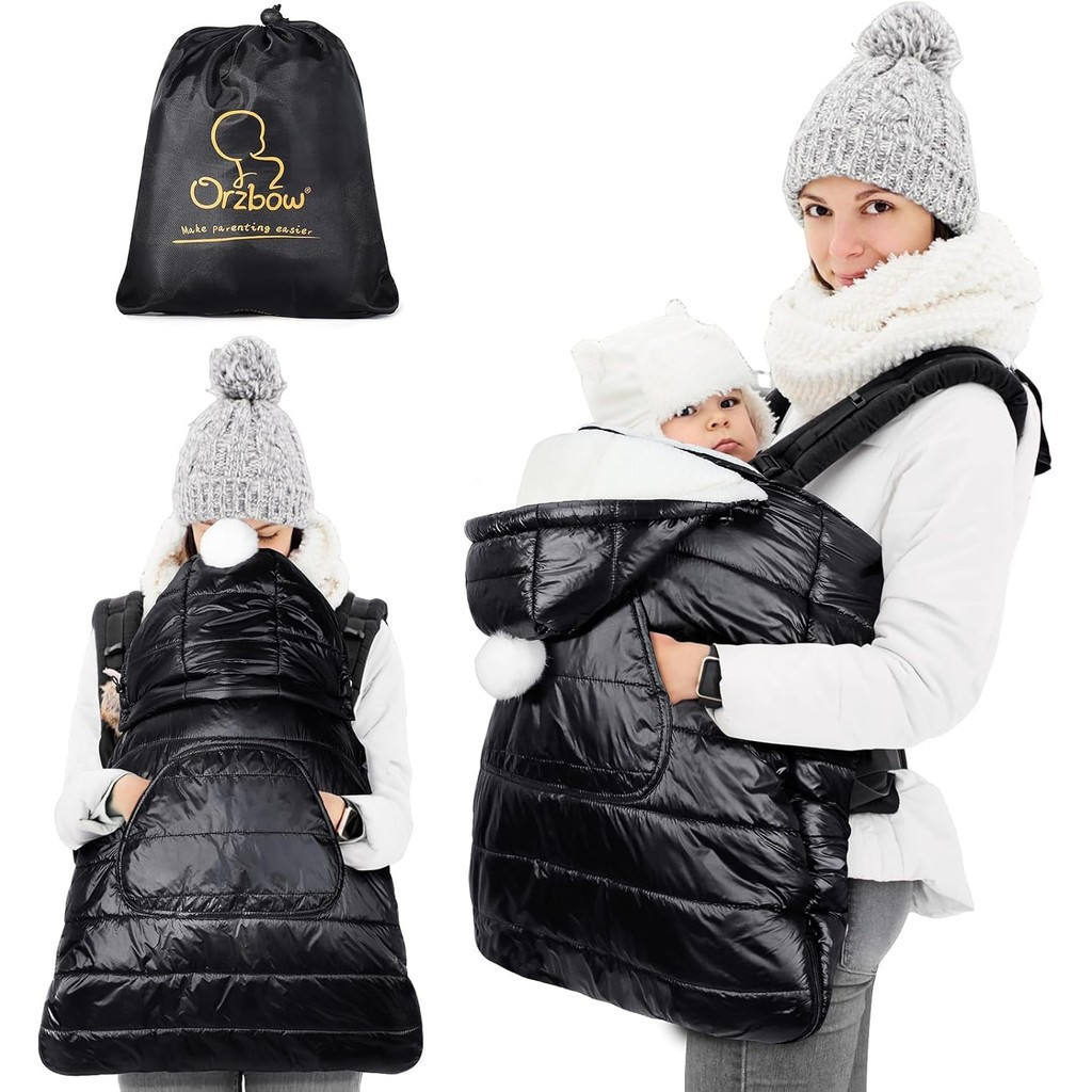 Capa de Chuva Impermeável para Carregar Bebês Orzbow Estilo Universal com Extensor de Capa de Chuva com Cordão