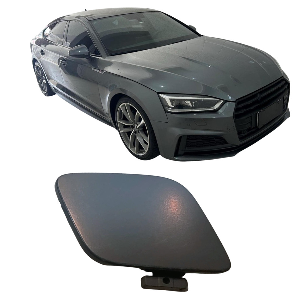 Tampa Reboque Parachoque Dianteiro Aud A5 S5 2016 2017 2018 2019 2020 2021 2022 2023 Moldura Acabamento 8W6807241A