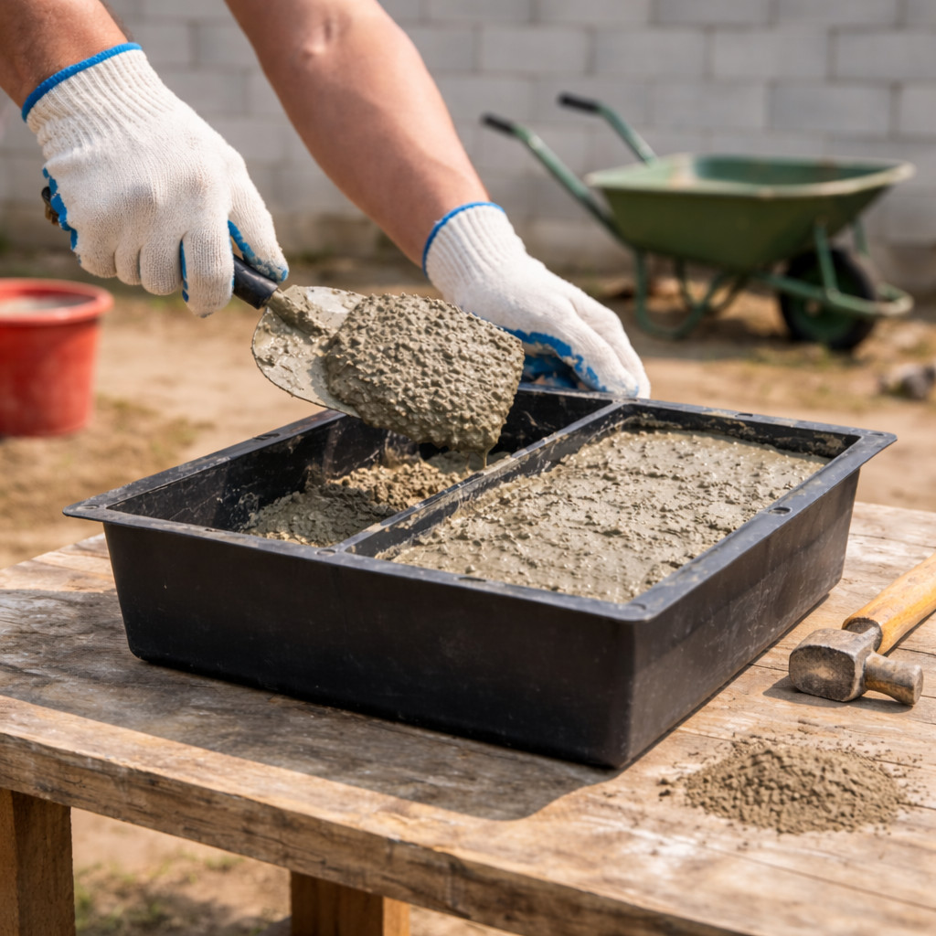 Forma para Paver 20x10x6 Reforçada Ideal para Piso Intertravado Molde Para Cimento Construção