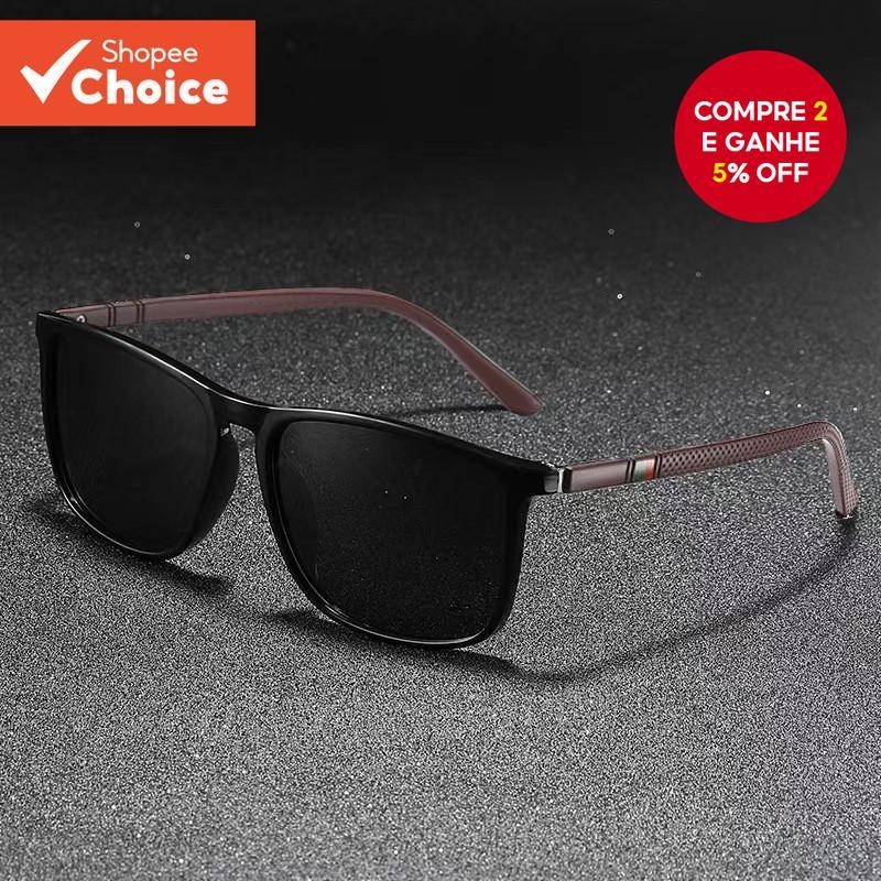 Óculos De Sol Polarizados Polarking Masculino Vintage Clássico Para Dirigir Pesca UV400