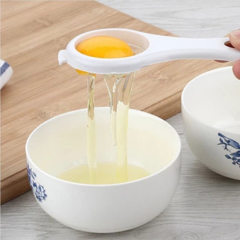 Separador de Gema Clara de Ovo Utensílio de Cozinha Fácil Filtro Separador no Preparo de bolo e Pascoa