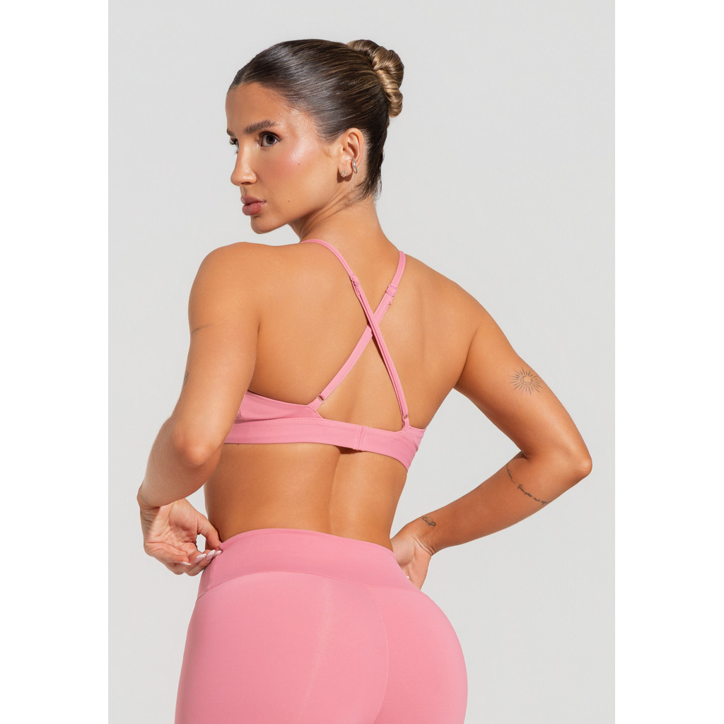 TOP FITNESS FEMININO TRIÂNGULO COM ALÇAS REGULÁVEIS SOUL DLK