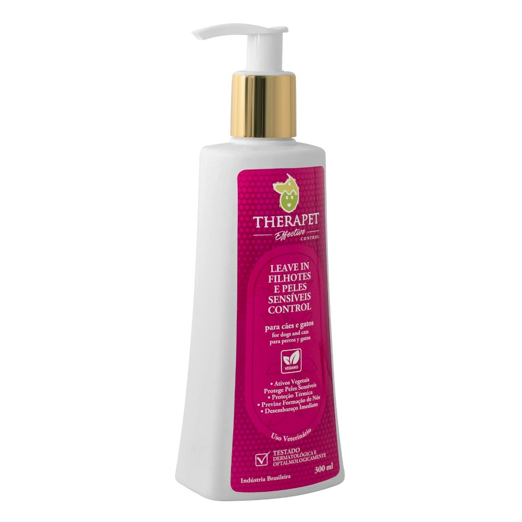 Leave In Finalizador Cães Filhotes e Peles Sensiveis Therapet 300ml