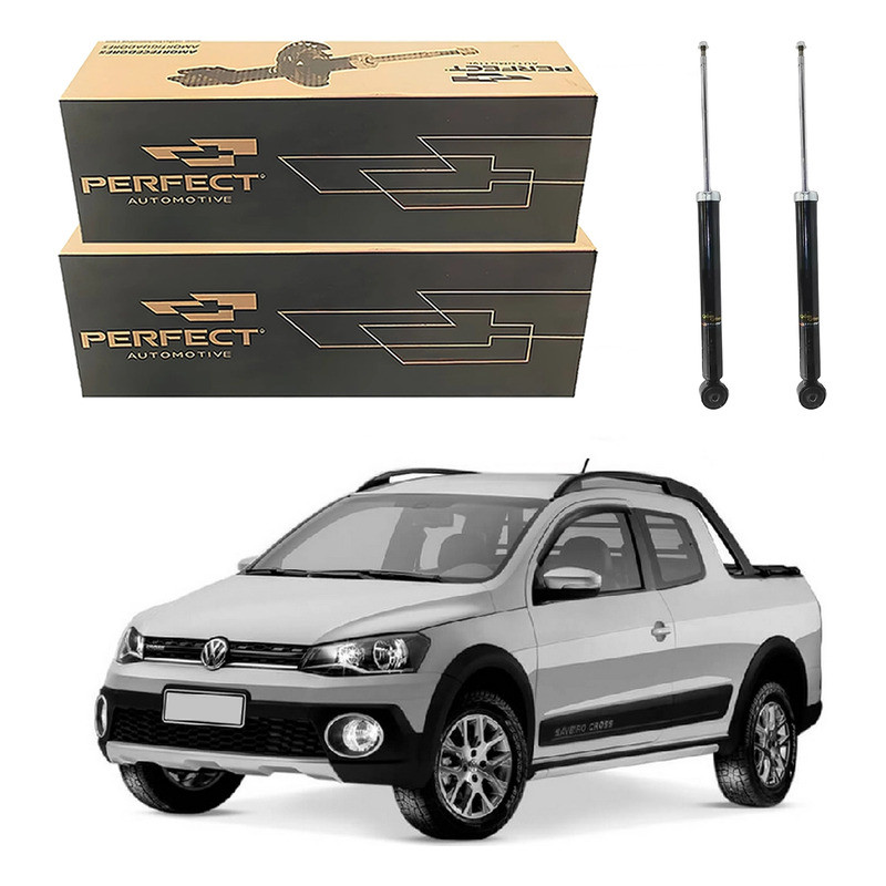 Par Amortecedor Traseiro Saveiro Cross G6 1.6 2014 A 2017