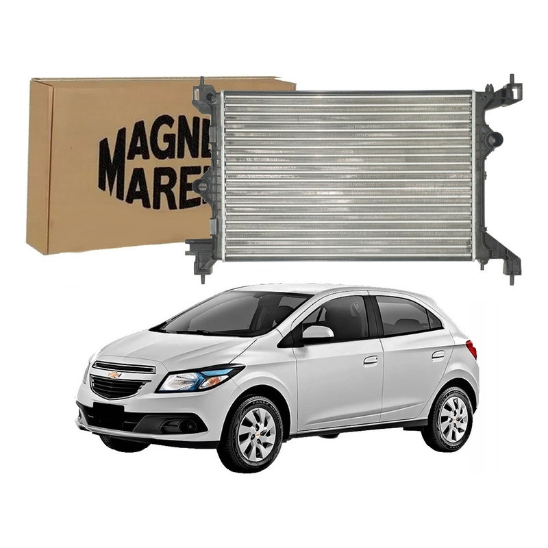 Radiador Agua Marelli Onix 1.0 1.4 Manual 2012 A 2016