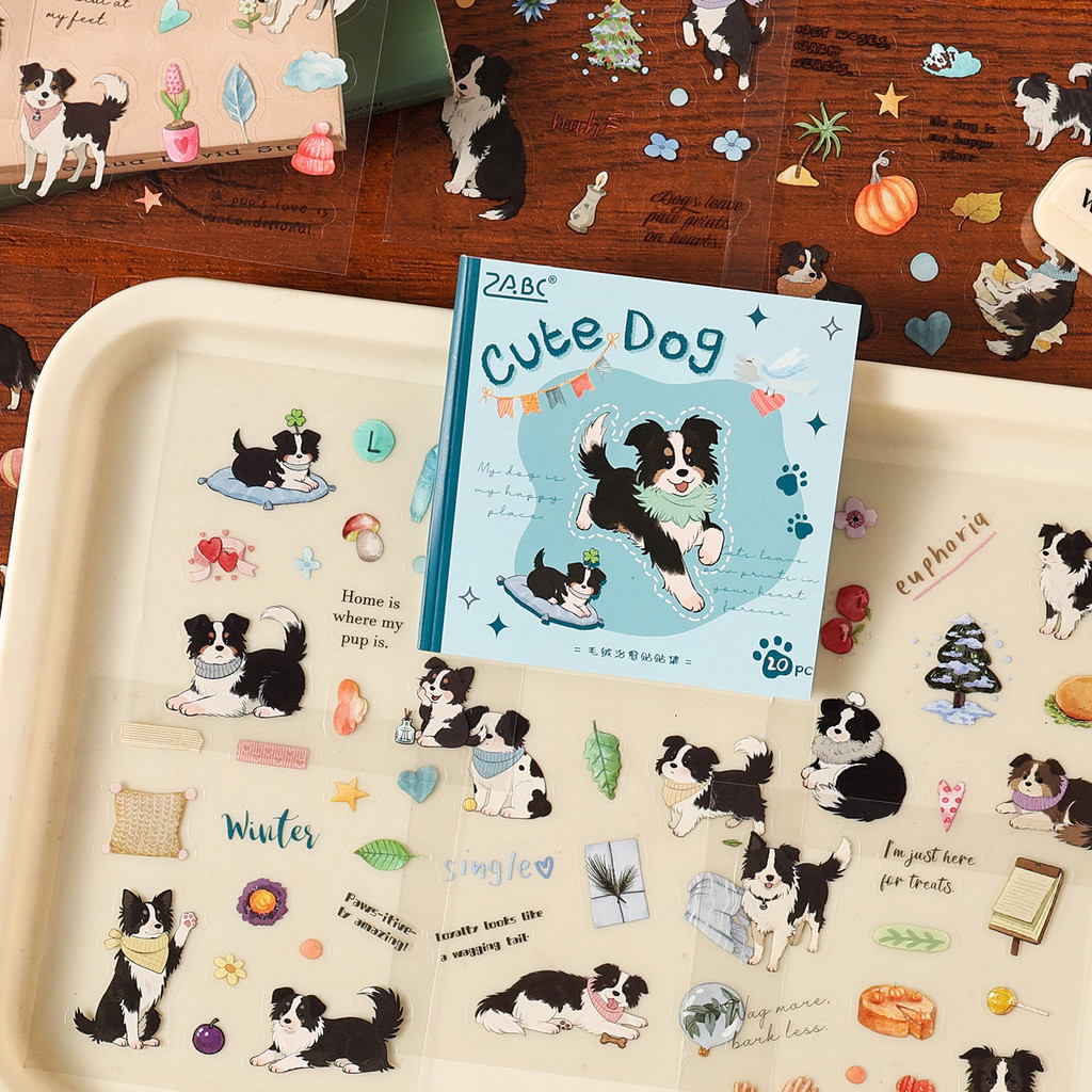 200 + Mini Adesivos Pacote 20 Folhas Pequeno Animal Bonito Para Animais De Estimação Pequenos Diários Planejadores Scrap