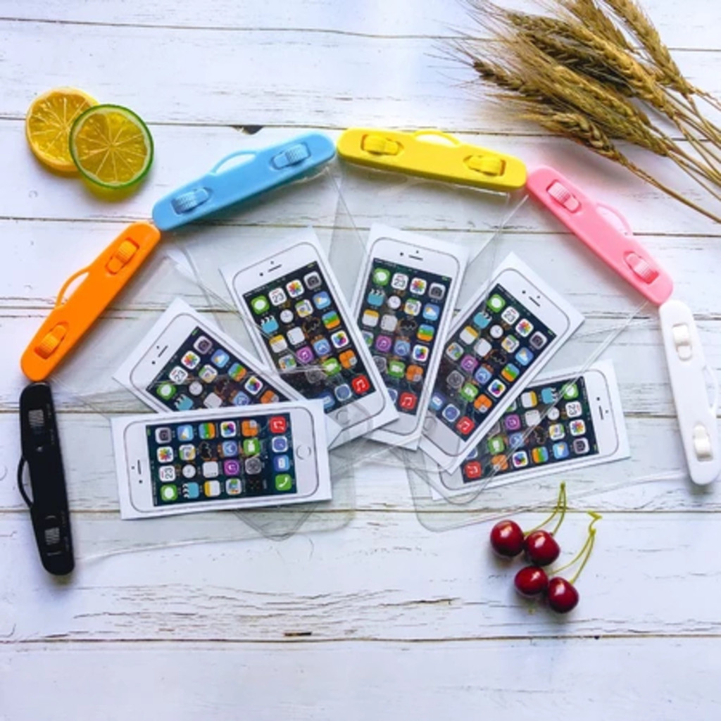 1/2/5 Unidades Capa Bolsa Prova Dágua Impermeável Celular Transparente Universal Promoção em Oferta na Shopee