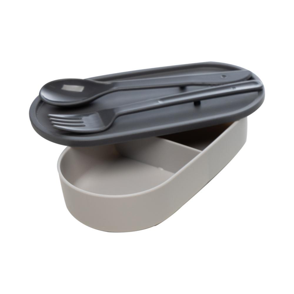 Marmita Hermética com Talheres Cinza Lyor Plástico 850ml em Oferta na Shopee