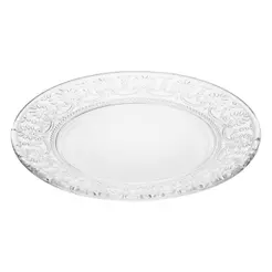 Prato Sobremesa Wolff Mauve 19cm X 2cm Cristal