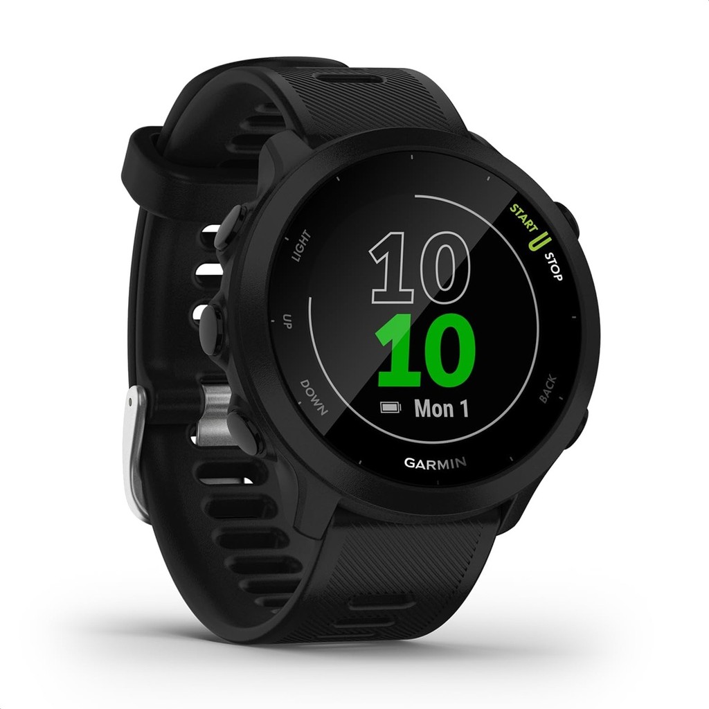 Smartwatch Garmin Forerunner 55, GPS incorporado, 2 semanas de bateria, 5ATM, 010-02562-10