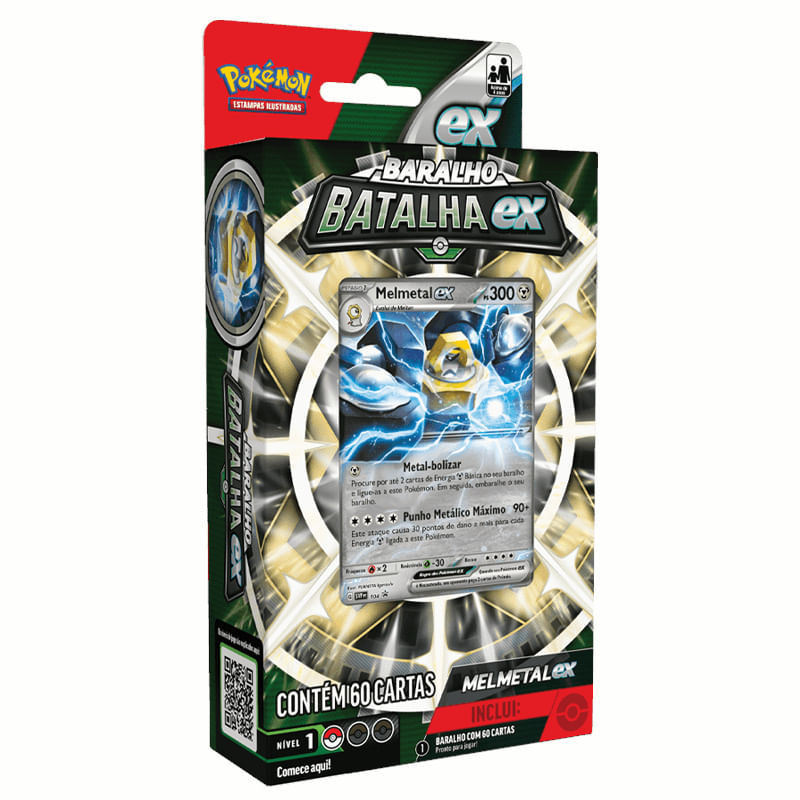 Box de Cartas Pokémon - Melmetal - Batalha EX - Copag em Oferta na Shopee